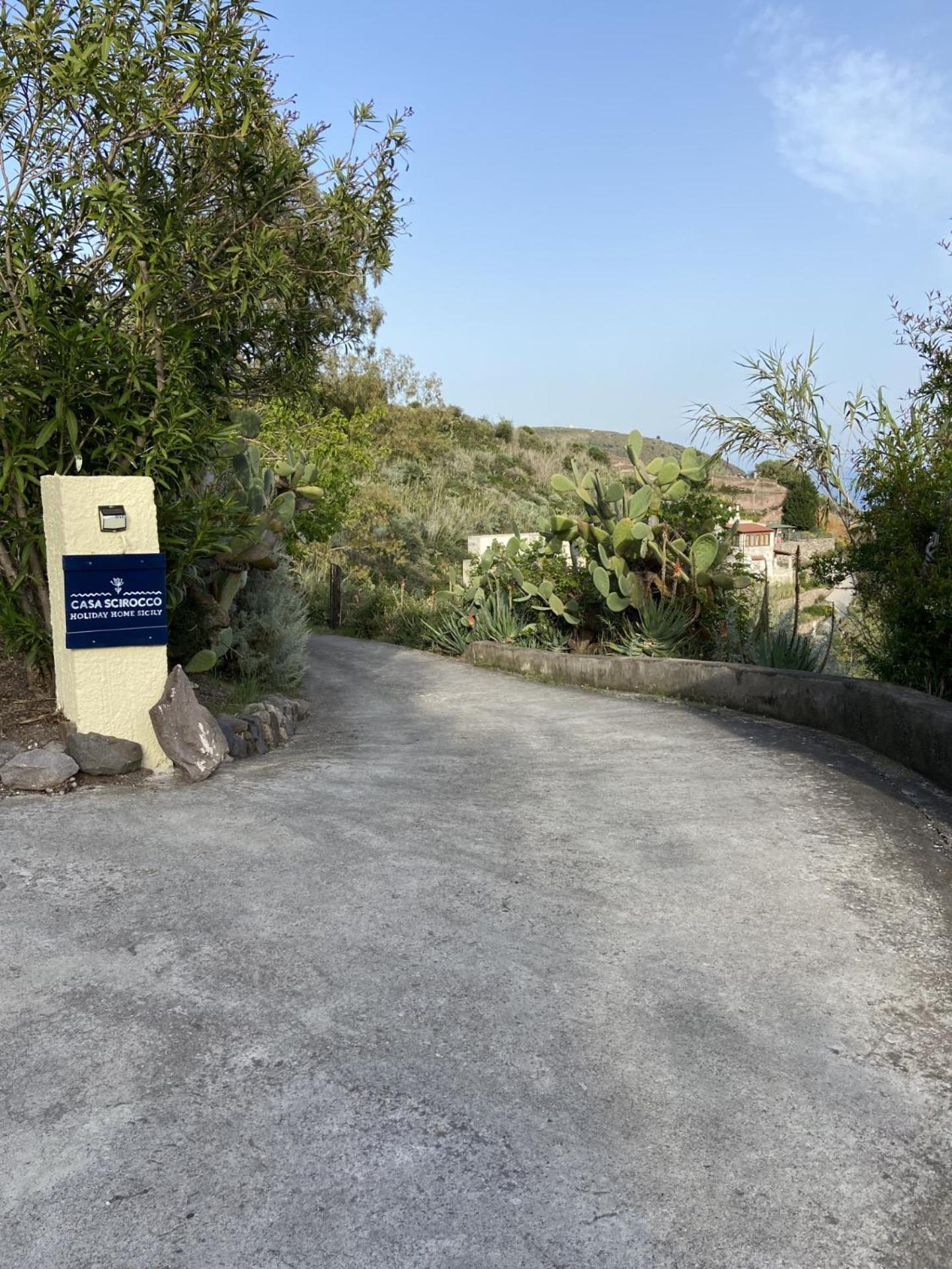 Casa Scirocco Lipari Villa Eksteriør billede
